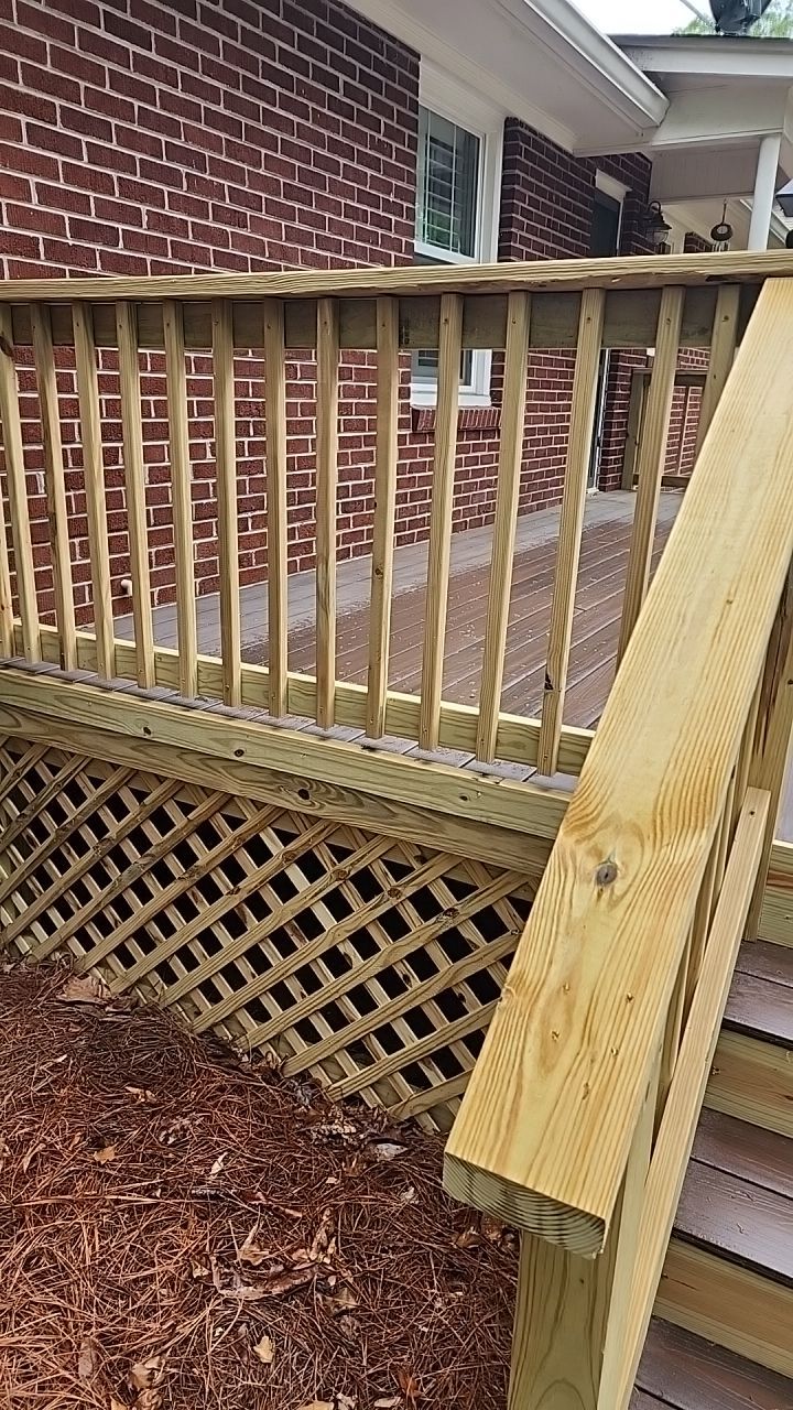 Deck Staining using Walnut by SSE by Titans of Timber Fence & Stain