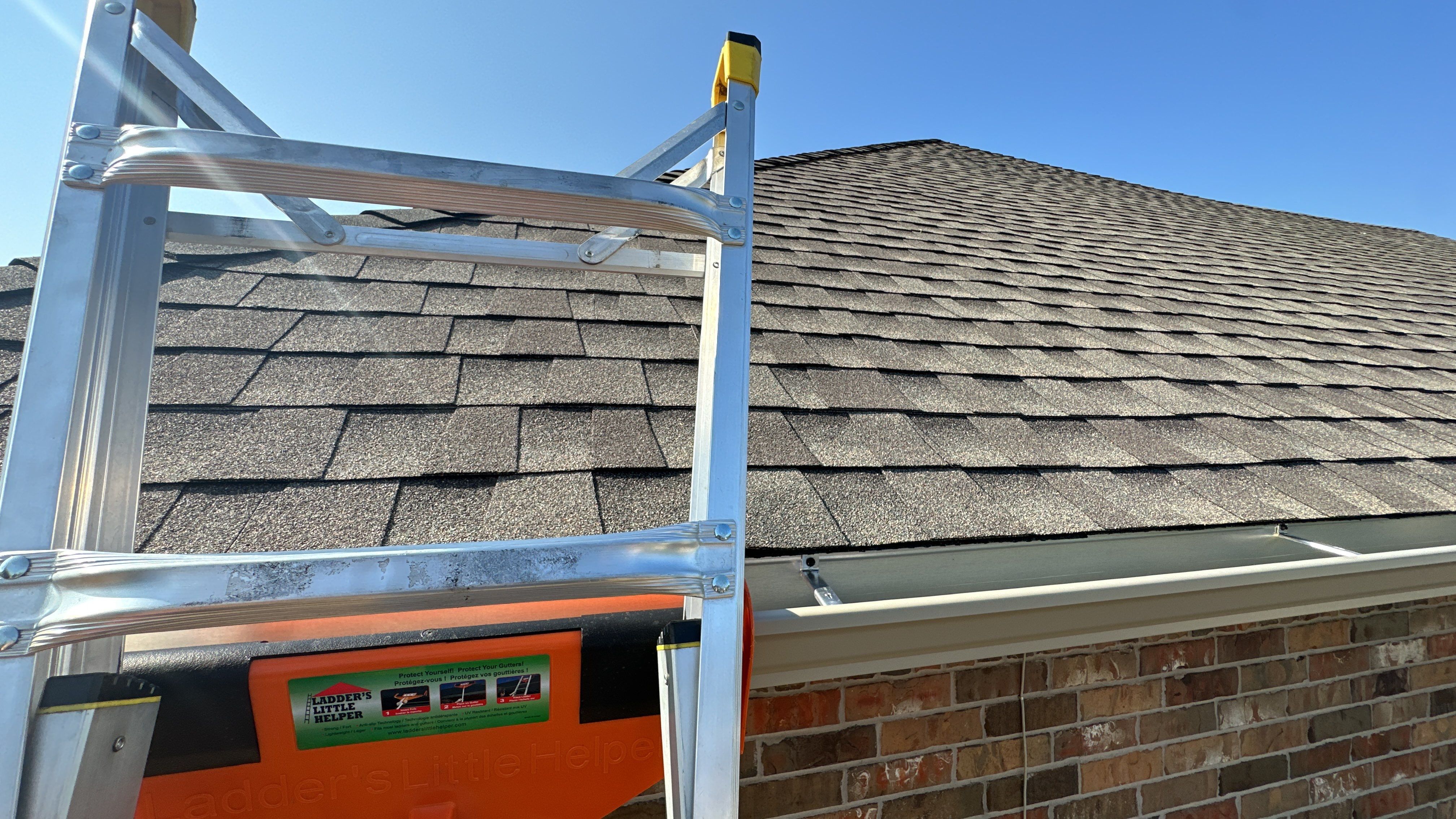 Reroof using GAF HDZ Weathered Wood by Castillo Roofing