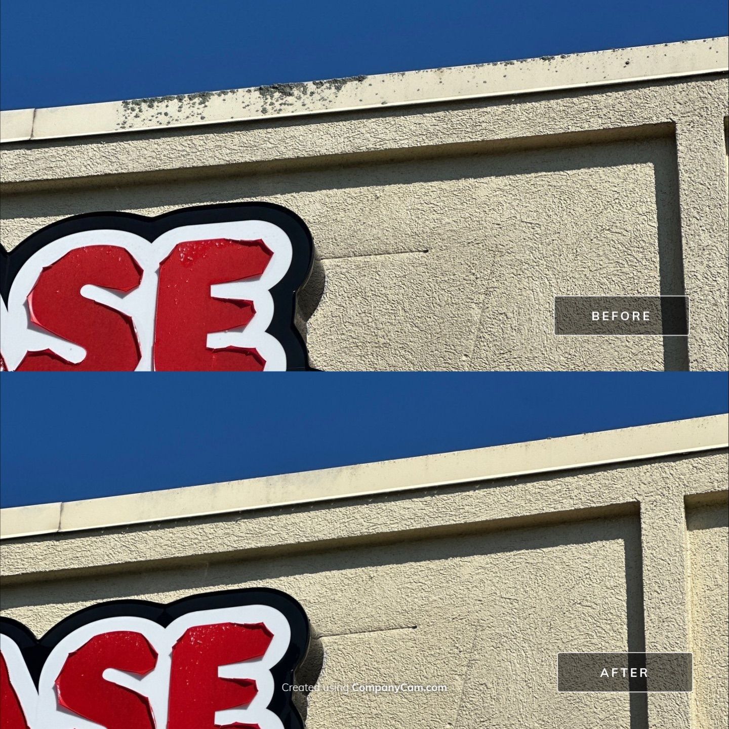 Commercial Awning Cleaning For Grease Monkey by Simmons Power & Soft Washing