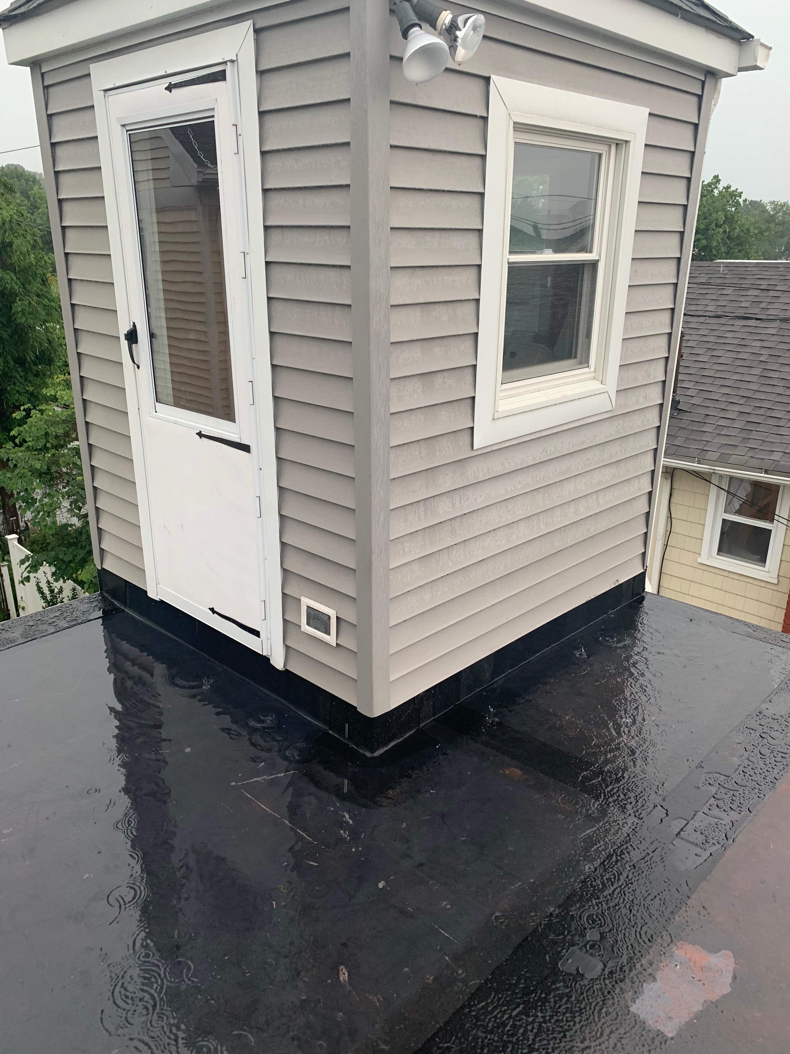 Deck Installation using trex over epdm roof by A Plus Exterior