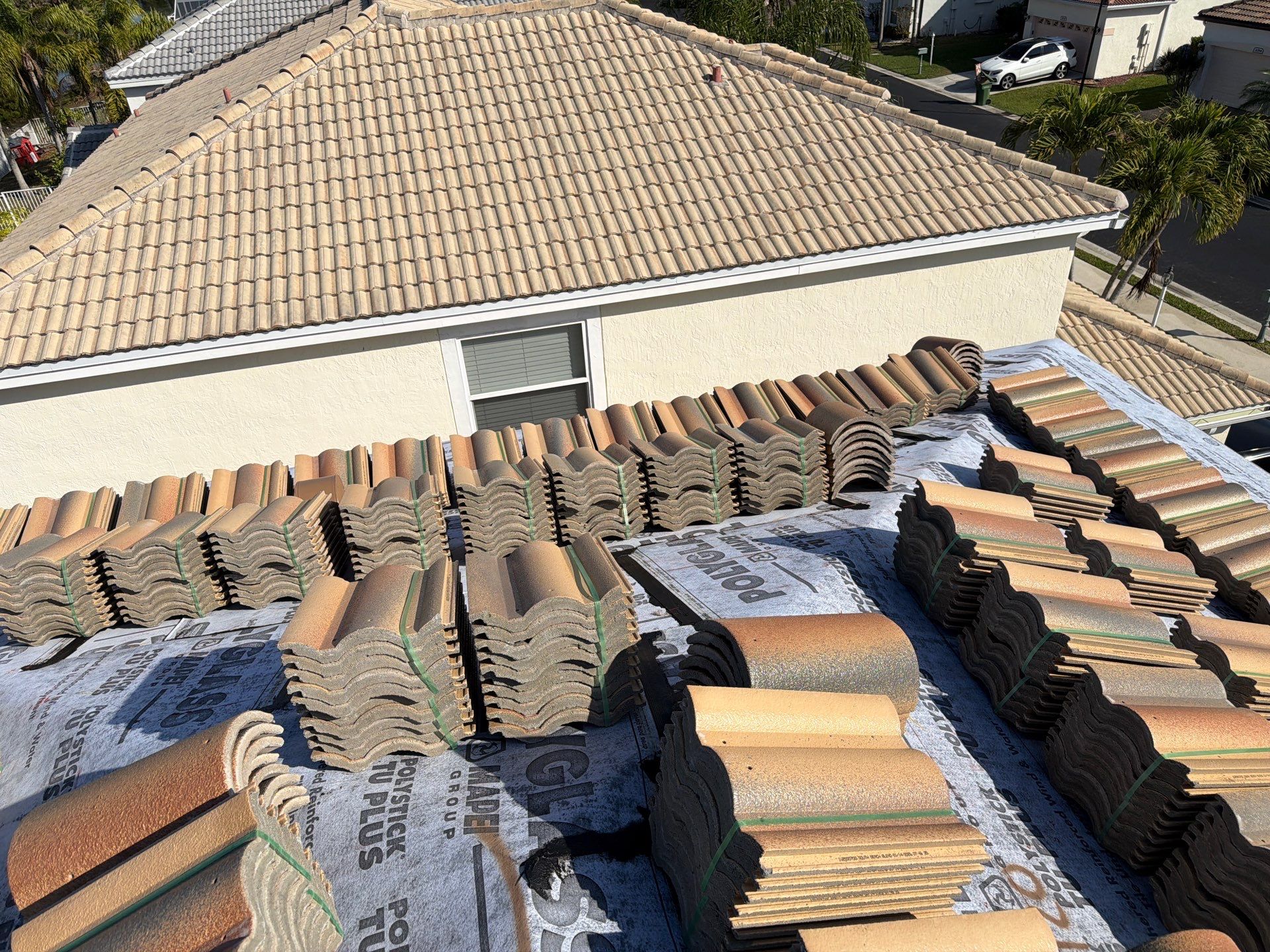 Residential Roofing Installation using WestLake Roofing Tile by BLUES BROTHERS ROOFING