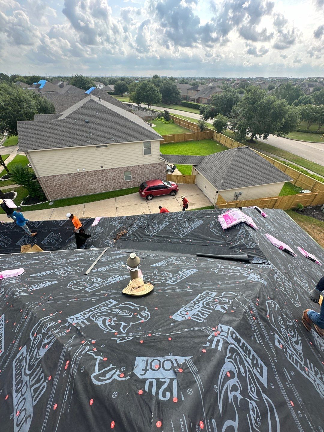 Residential Roofing Installation using Owen's Corning Duration (Lifetime) Shingles by Roof Repair Company