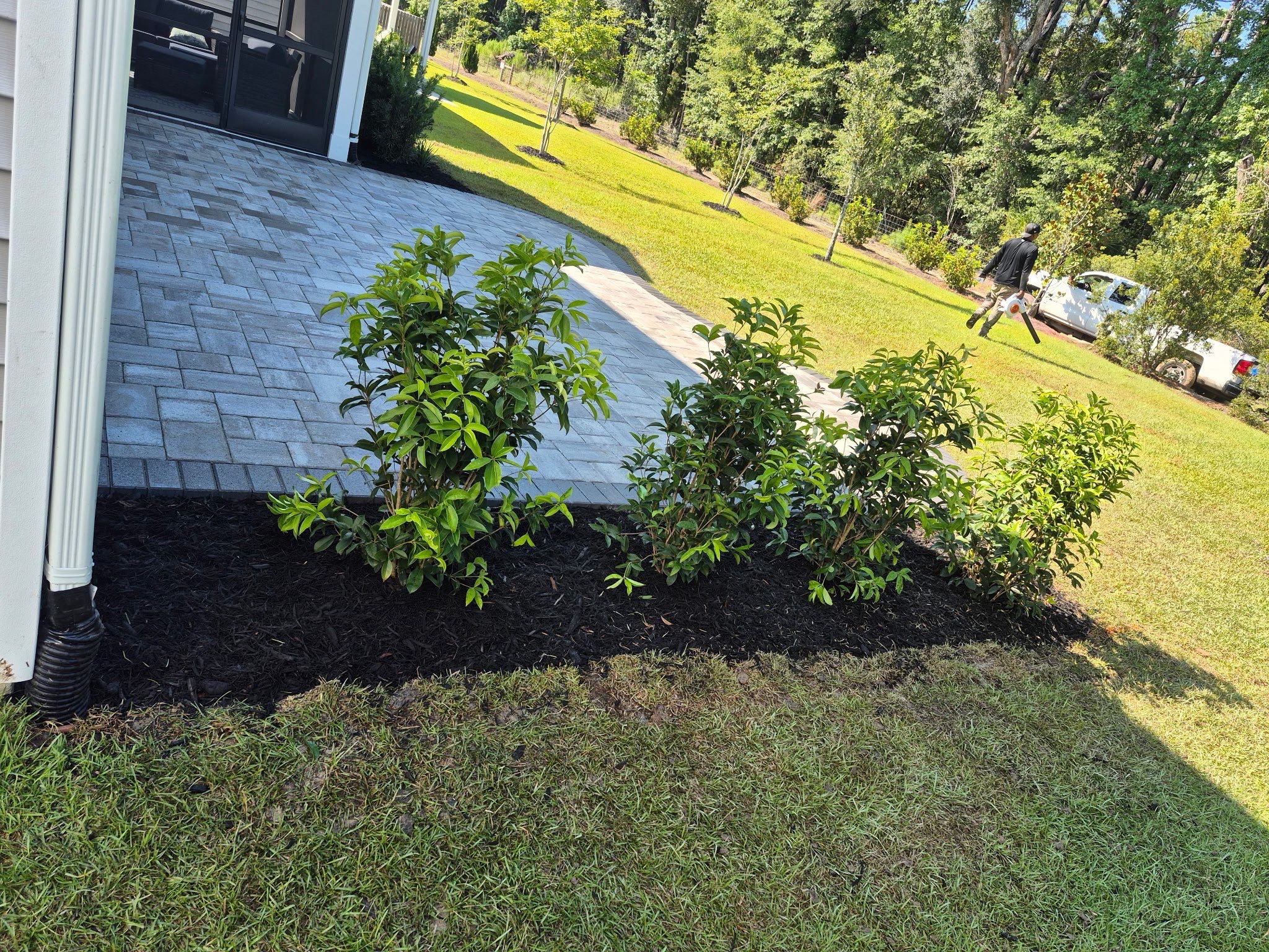Custom Paver Patio and Landscape Installation in Okatie by Lowcountry Scapes, LLC