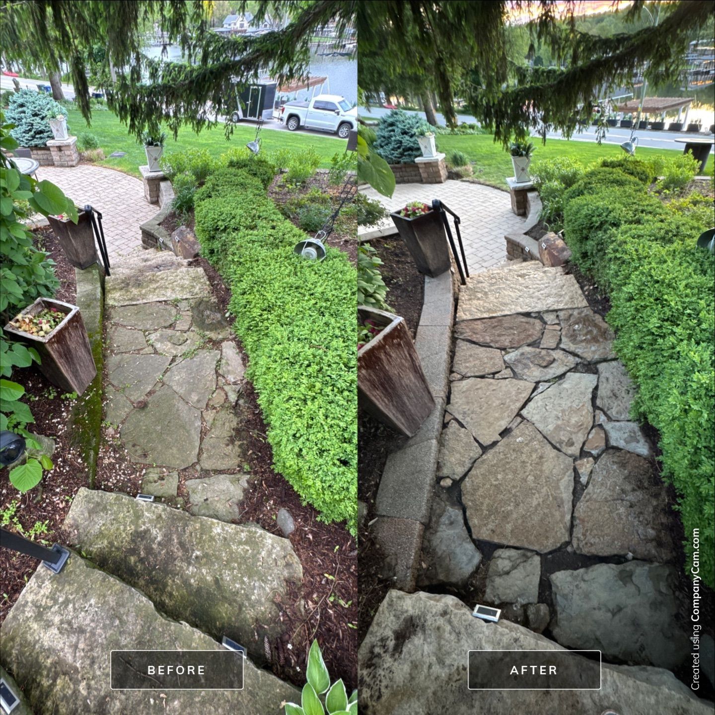 Project in Algonquin by Simmons Power & Soft Washing