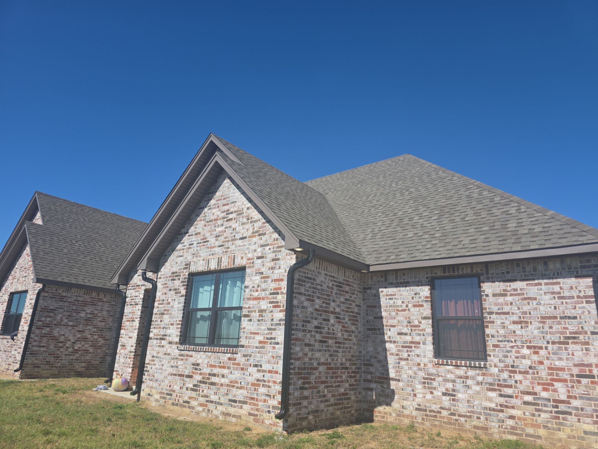 Fascia and door frames wrapped with PVC coil & soffit installation by In & Out Construction & Remodeling, LLC