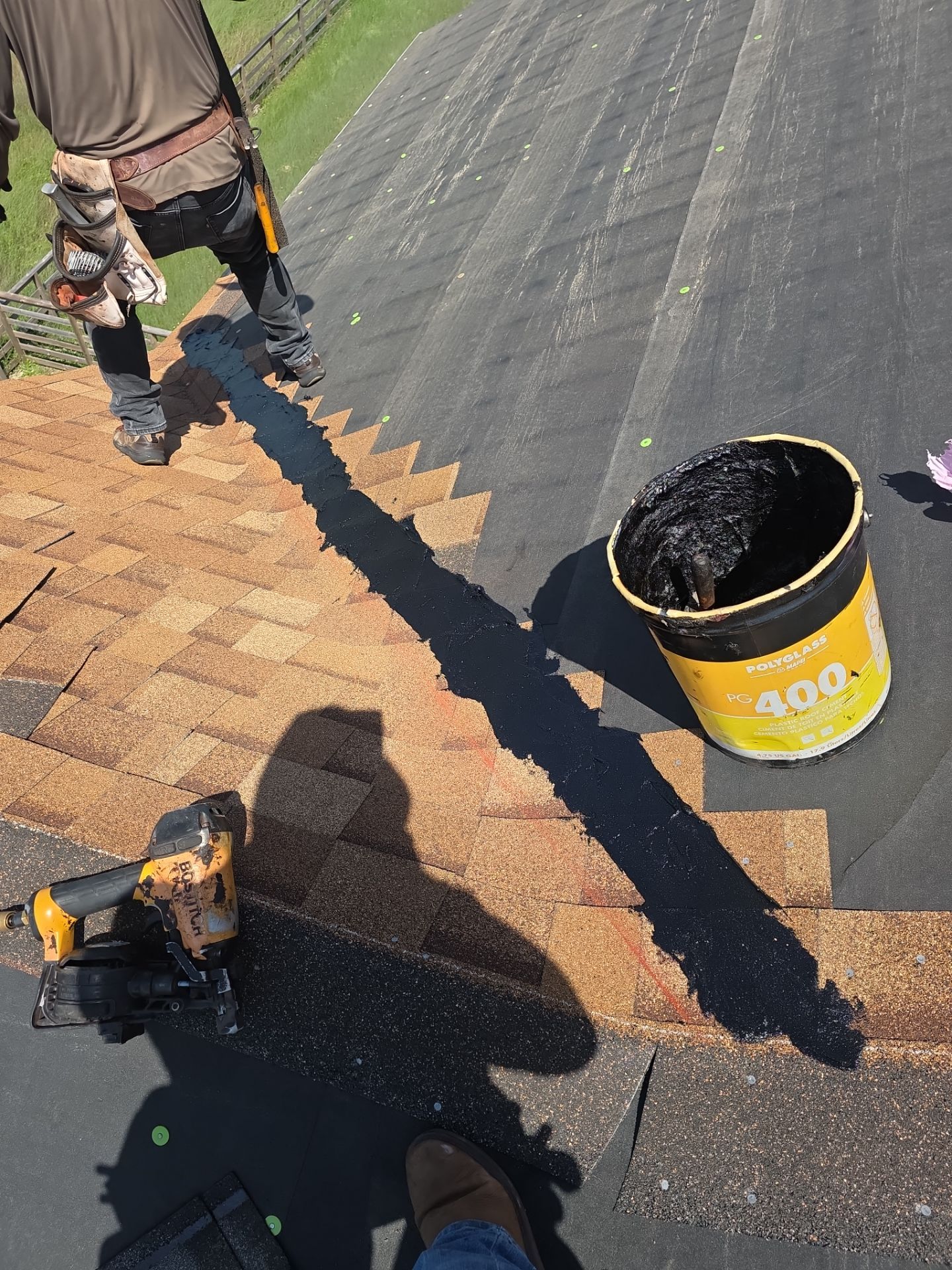 We Aint Scared of heights  by Bayfront Roofing and Construction