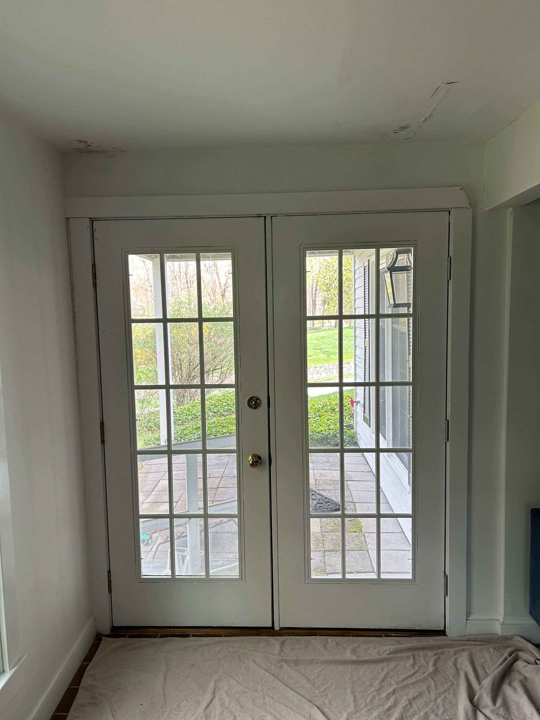 French Patio door  Replacement  by DiGiorgi Roofing and Siding Inc