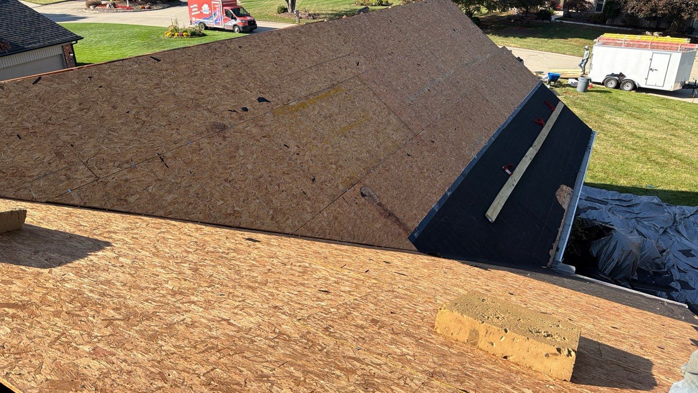 Roof Replacement using Owens Corning Teak by 180 Contractors