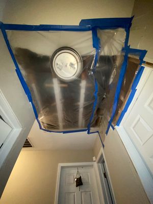 Water Damage 2nd Floor Hallway