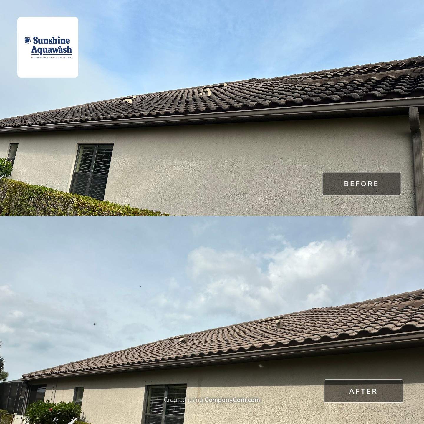 Concrete Tile Roof, Paver Pool Deck, Screen Enclosure & Driveway Cleaning in Artisan Lakes Esplanade, Palmetto, FL | Sunshine AquaWash by Sunshine AquaWash