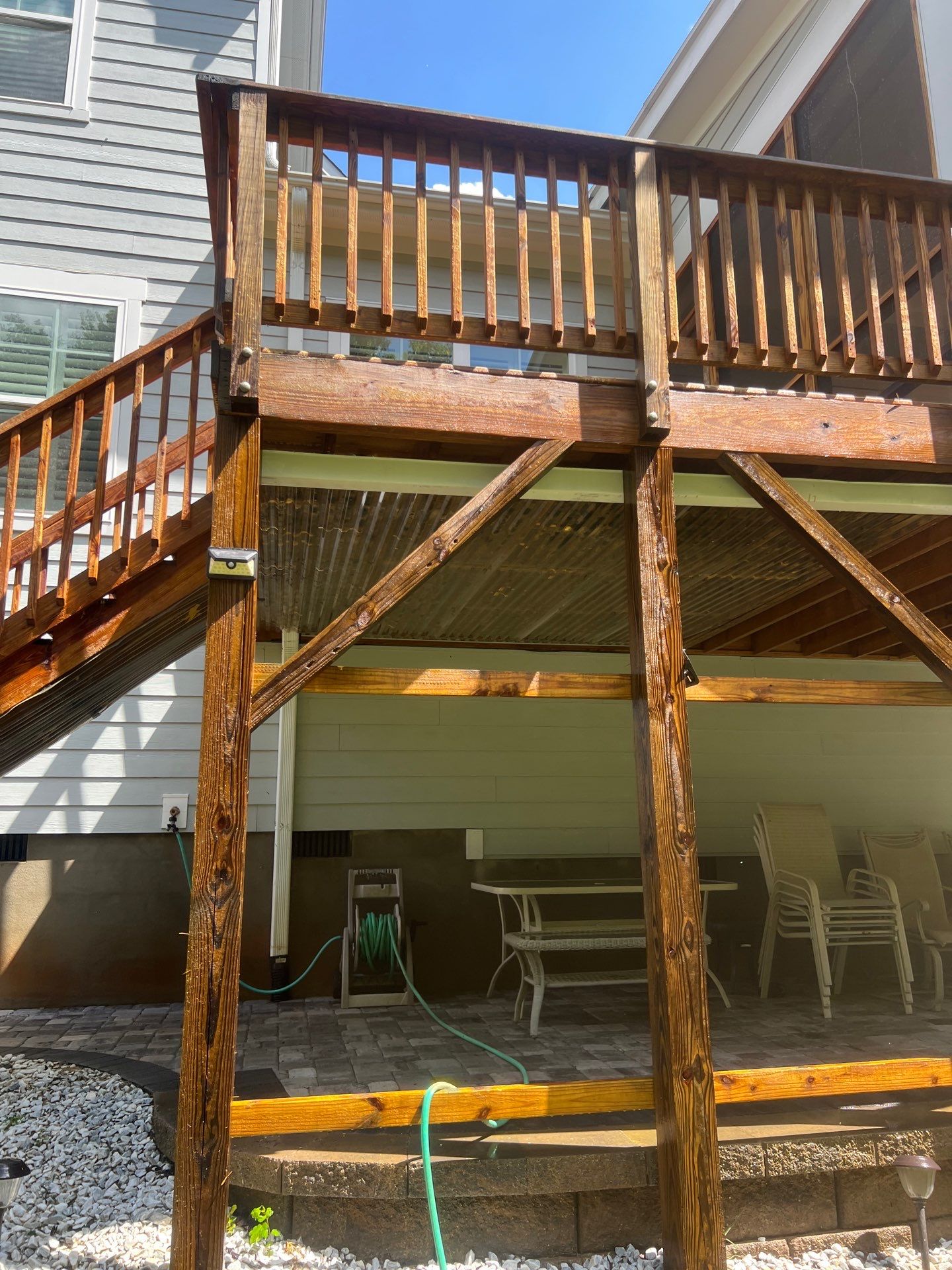 Weathered Deck using Wood Sealant by DuraSeal