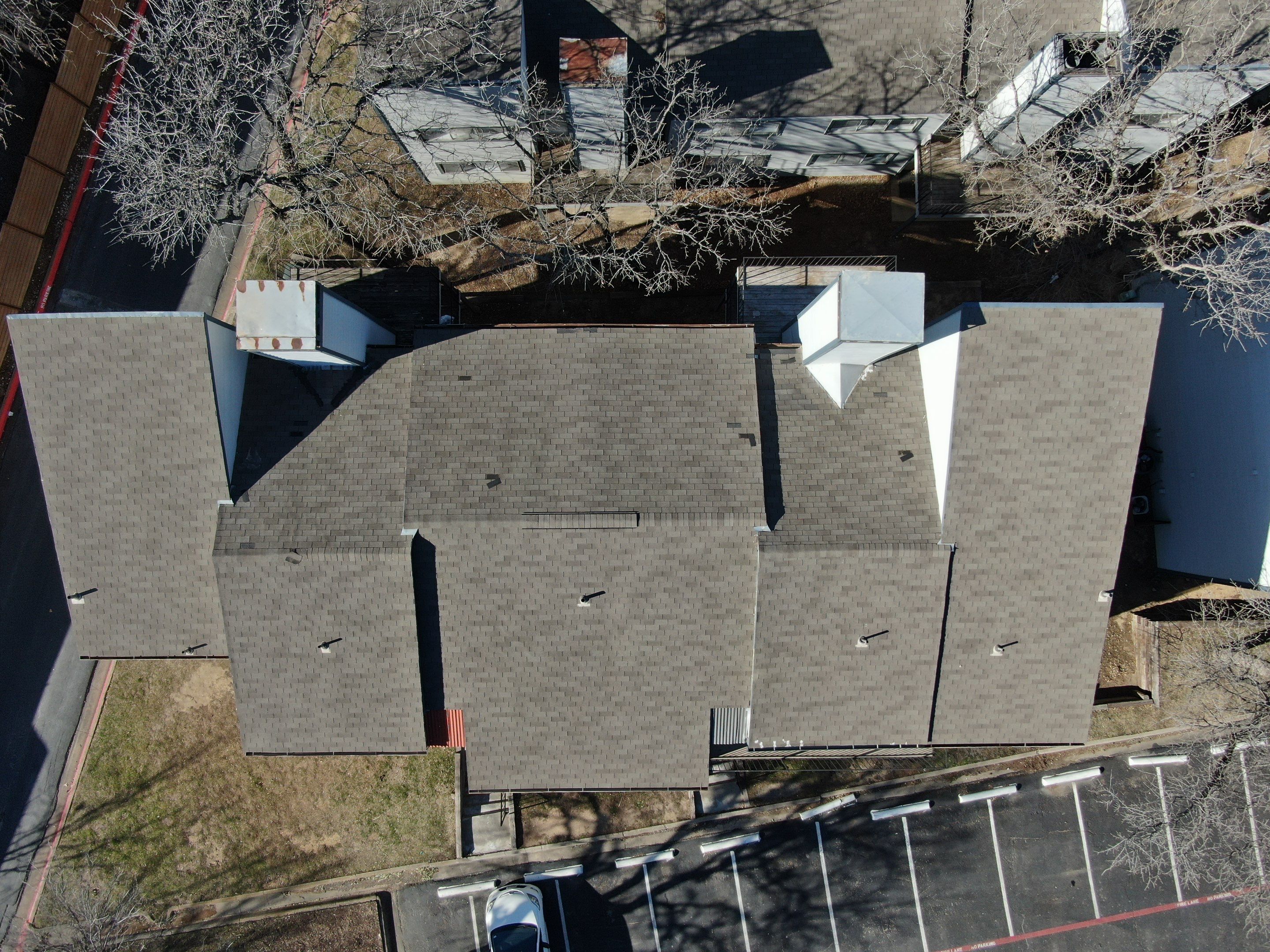 Apartment Roofing Repairs using Certainteed xt25 by Becker Roofing and Exteriors