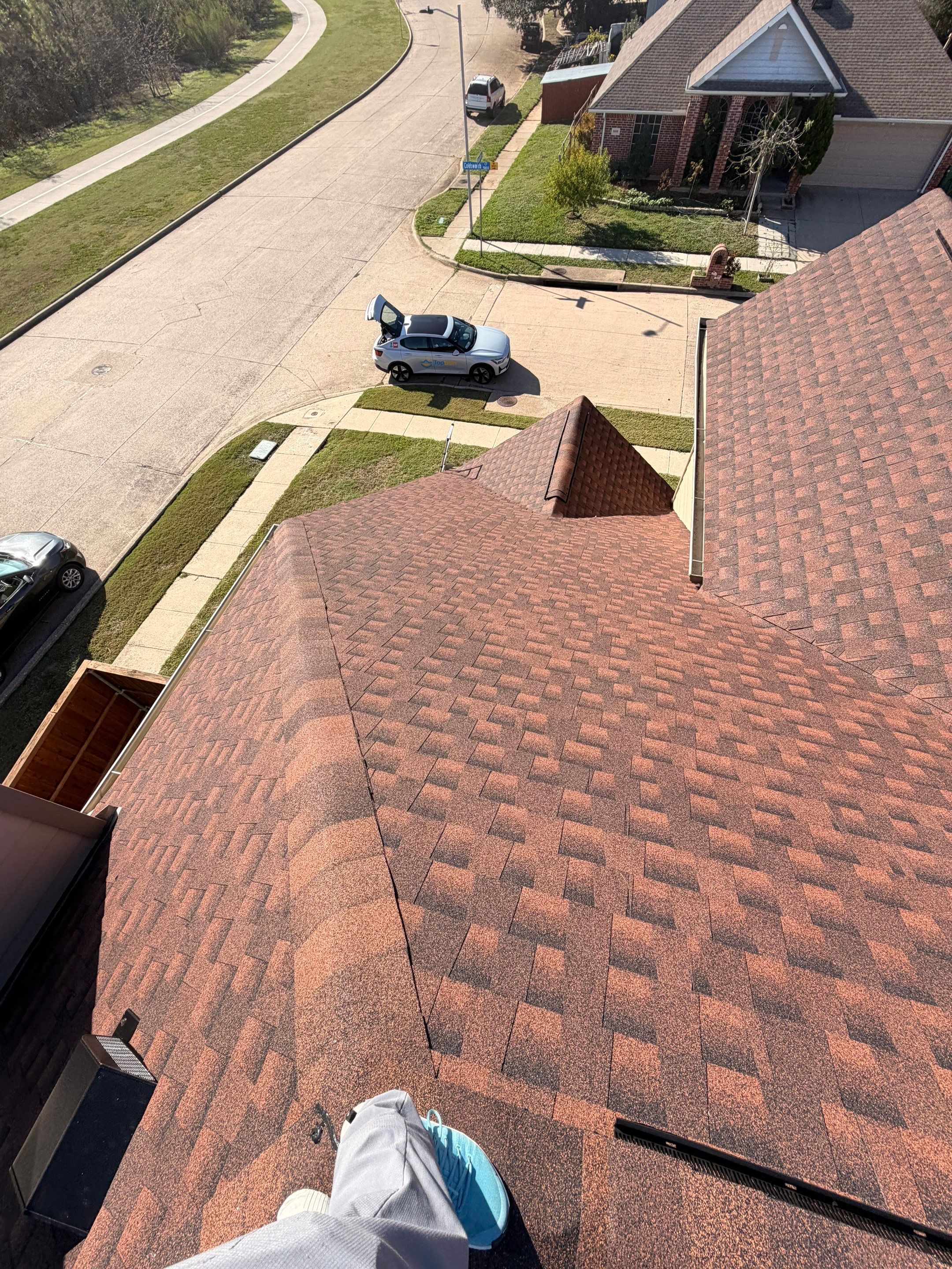 GAF Timberline HDZ - Hickory by Top Sun Roofing
