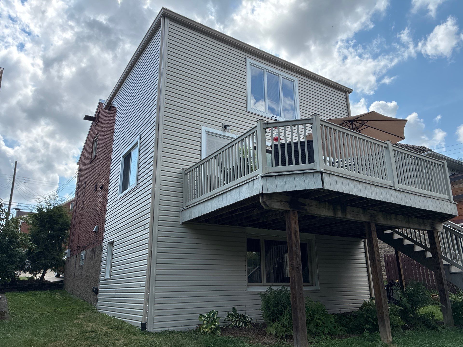 Full Vinyl Siding Renovation and Trim Installation in Mt Lebanon by Ideal Siding Pittsburgh