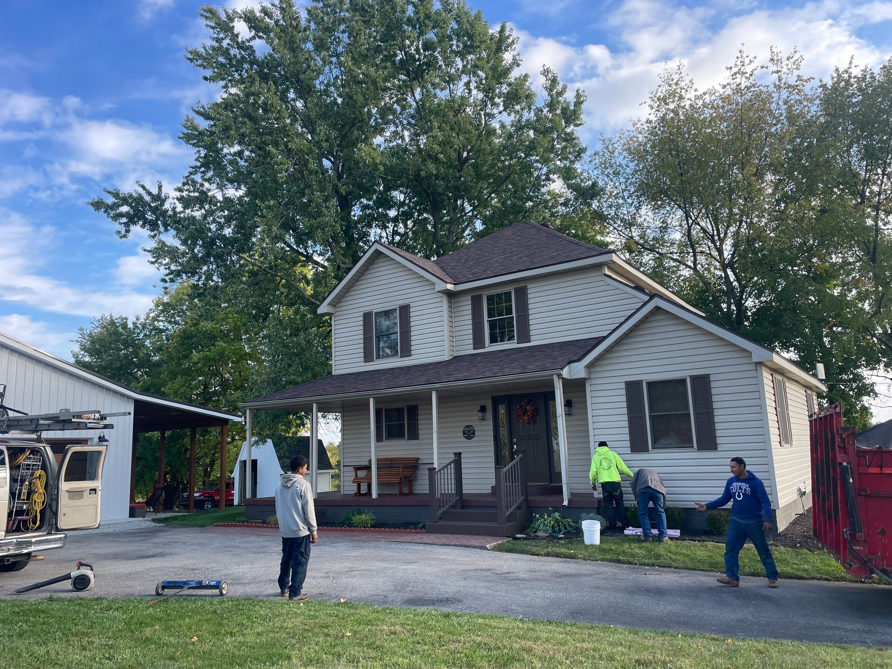 Project in Selma, IN by Rodeffer Roofing INC