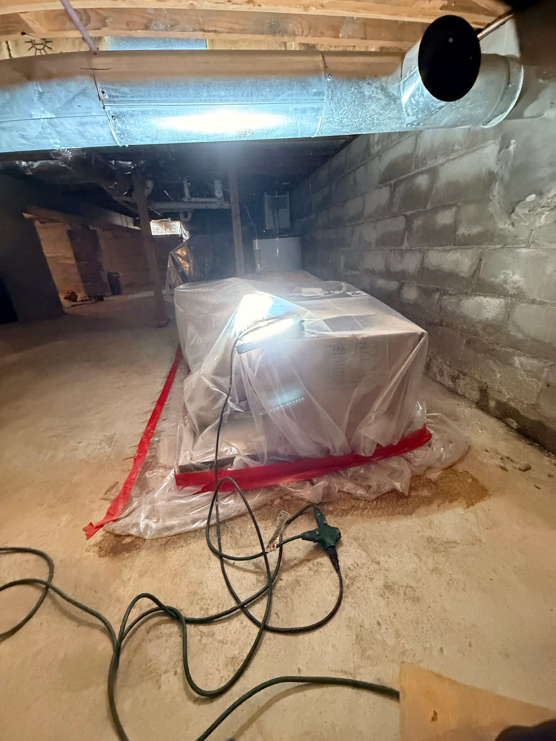 Mold Remediation and Crawlspace Structural Cleaning in Montauk by Newhouse Restoration