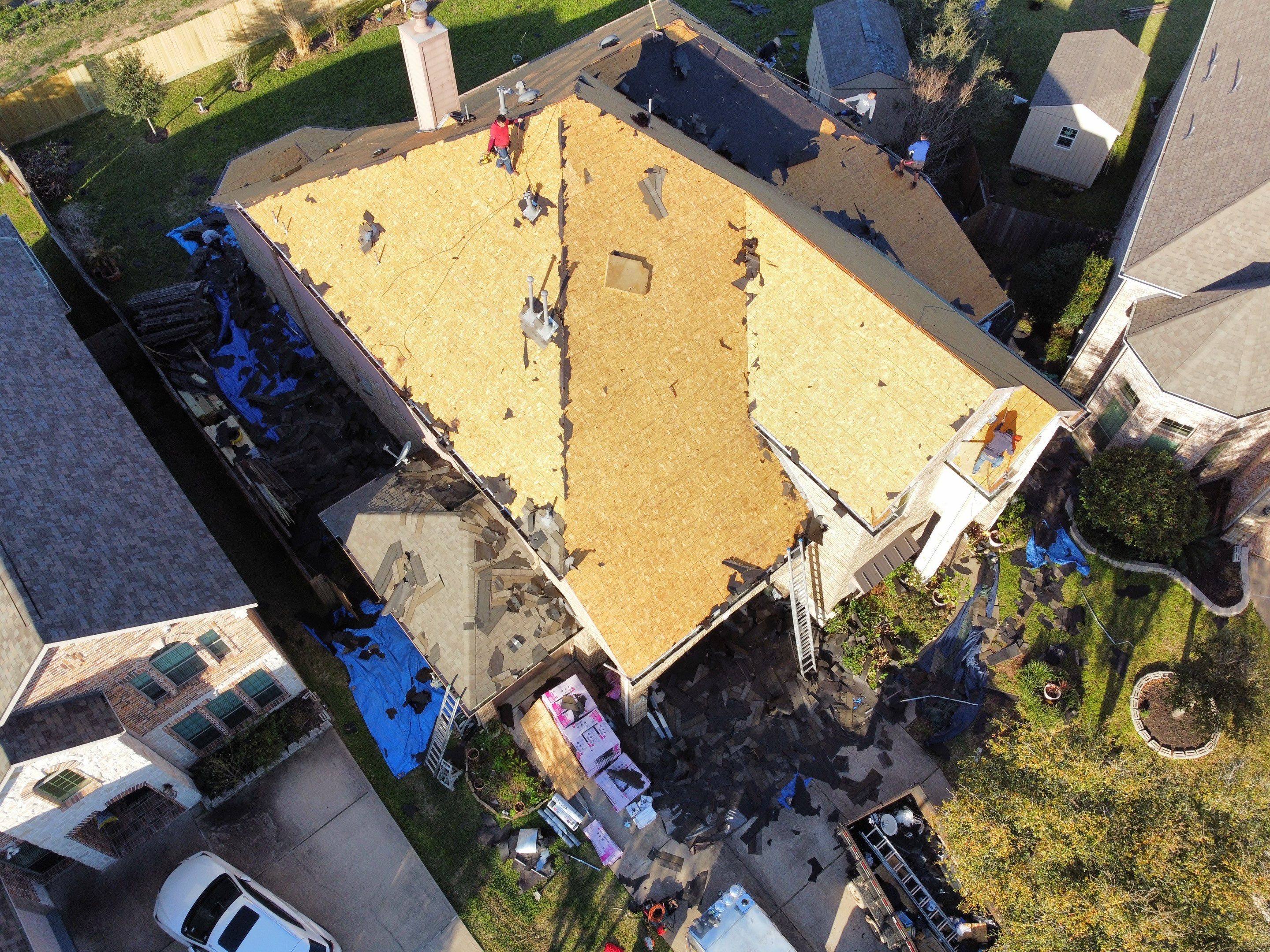 Residential Roof Replacement using GAF HDZ - Weathered Wood by Elite Roofing LLC