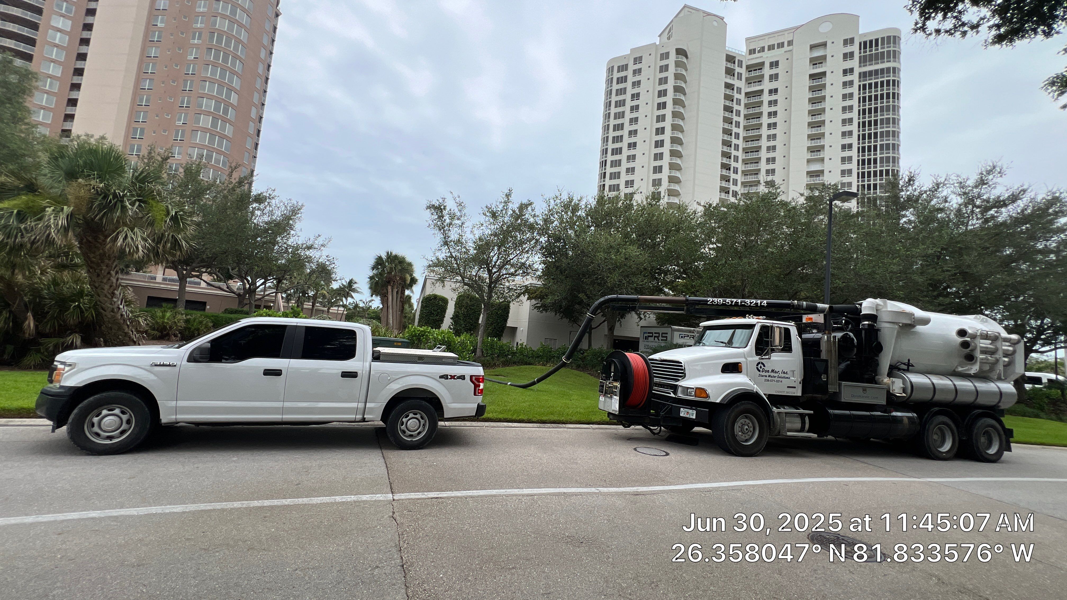 Bonita Bay Condo Stormwater Maintenance with PRS by APS Power & Water