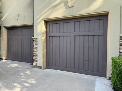 CHI Woodtone Carriage Garage Door Installation in Southlake, Texas