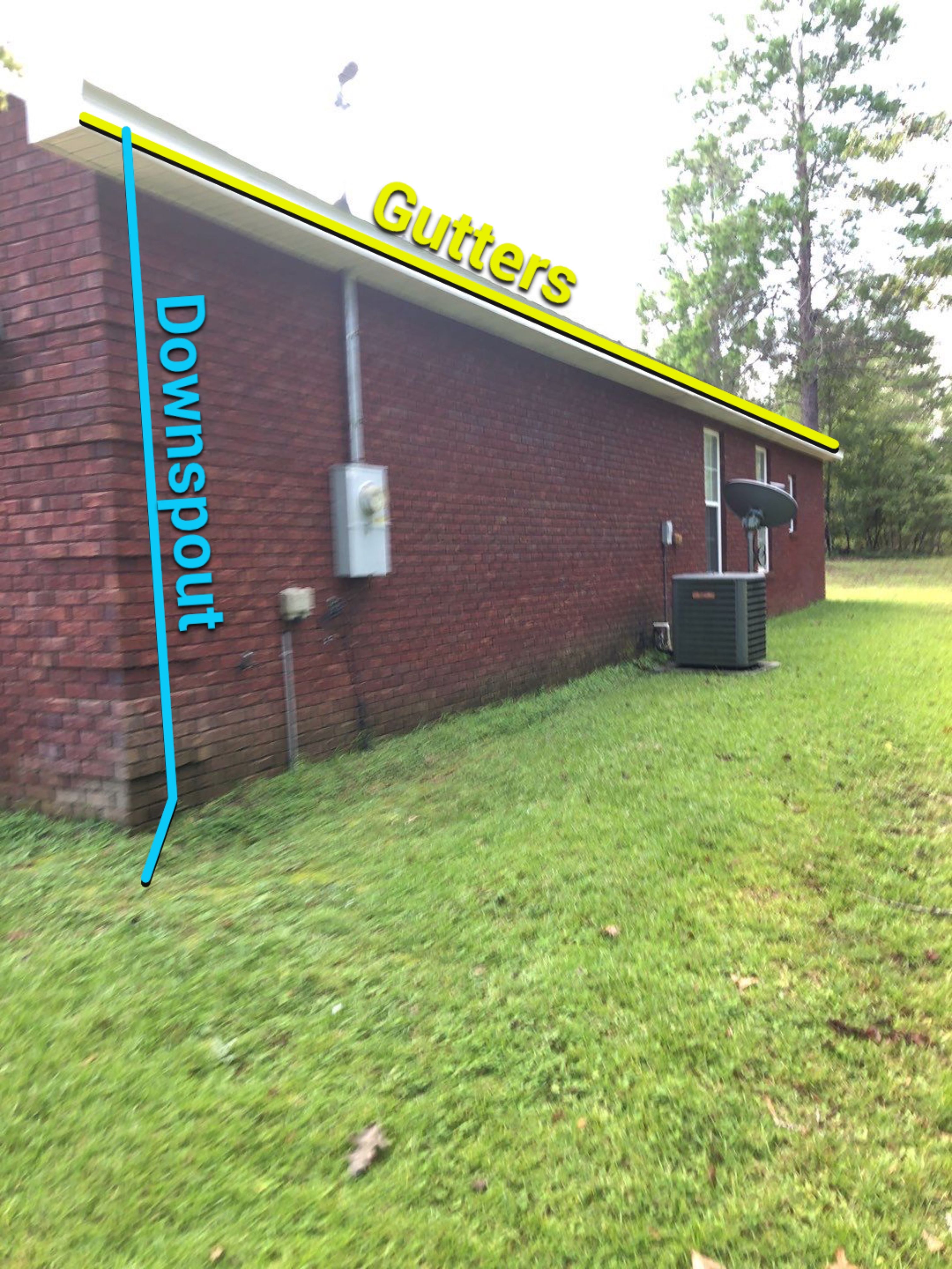 Gutter Installation using White K-Style Seamless Gutters by Gutter Professors