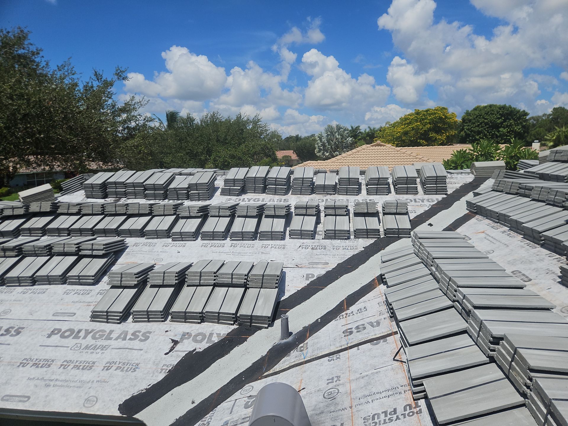 Residential Roofing Installation using Eagle Roofing Tile by BLUES BROTHERS ROOFING