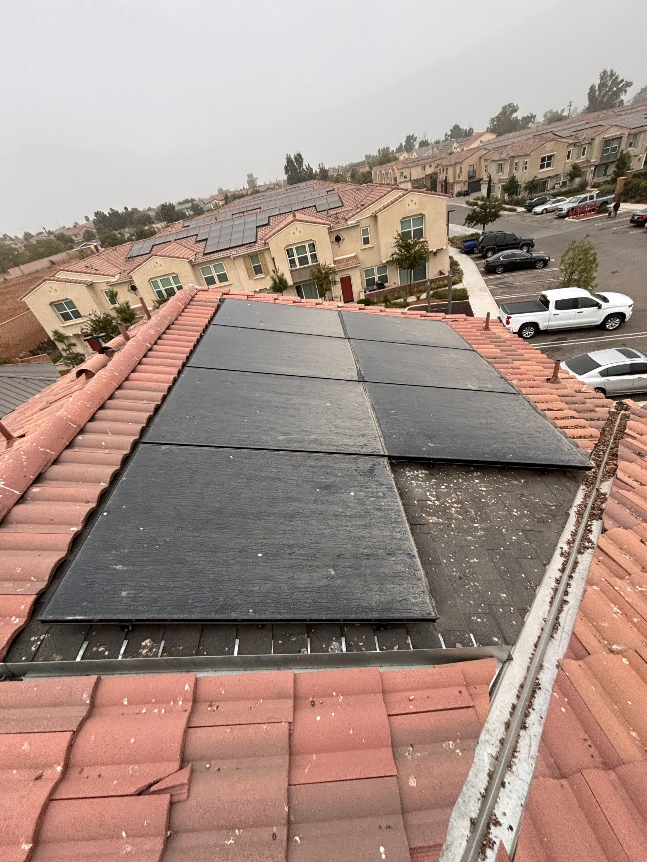 Solar Panel Bird Proofing in Fontana Ca by Palm Coast Solar Cleaning