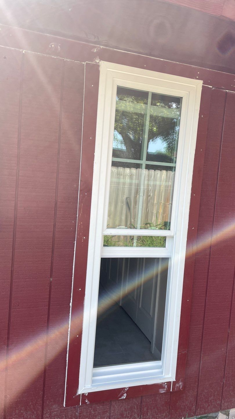 Black and white and red all over by Bayfront Roofing and Construction