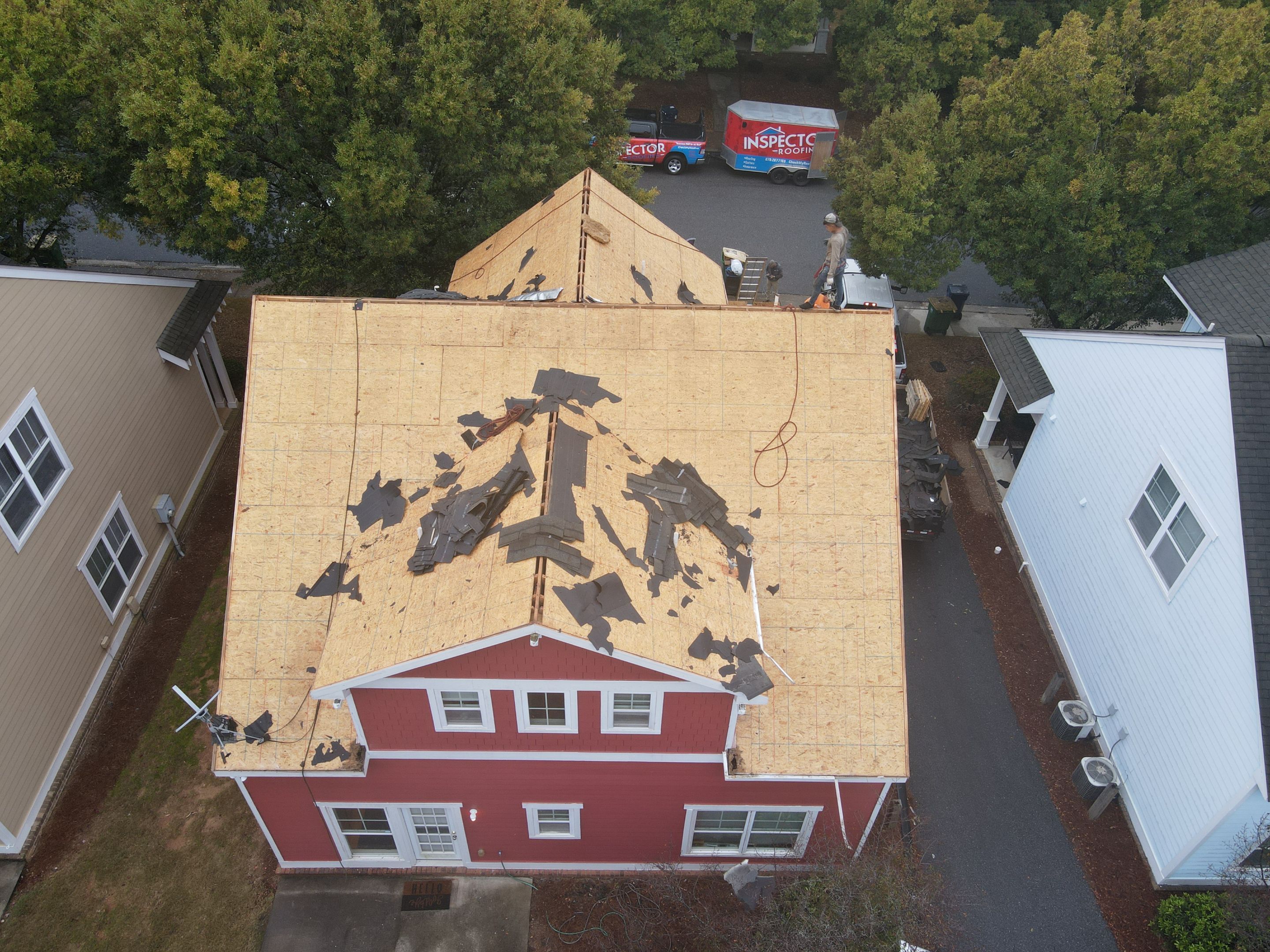 Residential Roofing Installation using Owens Corning by Inspector Roofing and Restoration