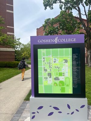 Campus Signage & Wayfinding at Goshen College - Goshen, IN