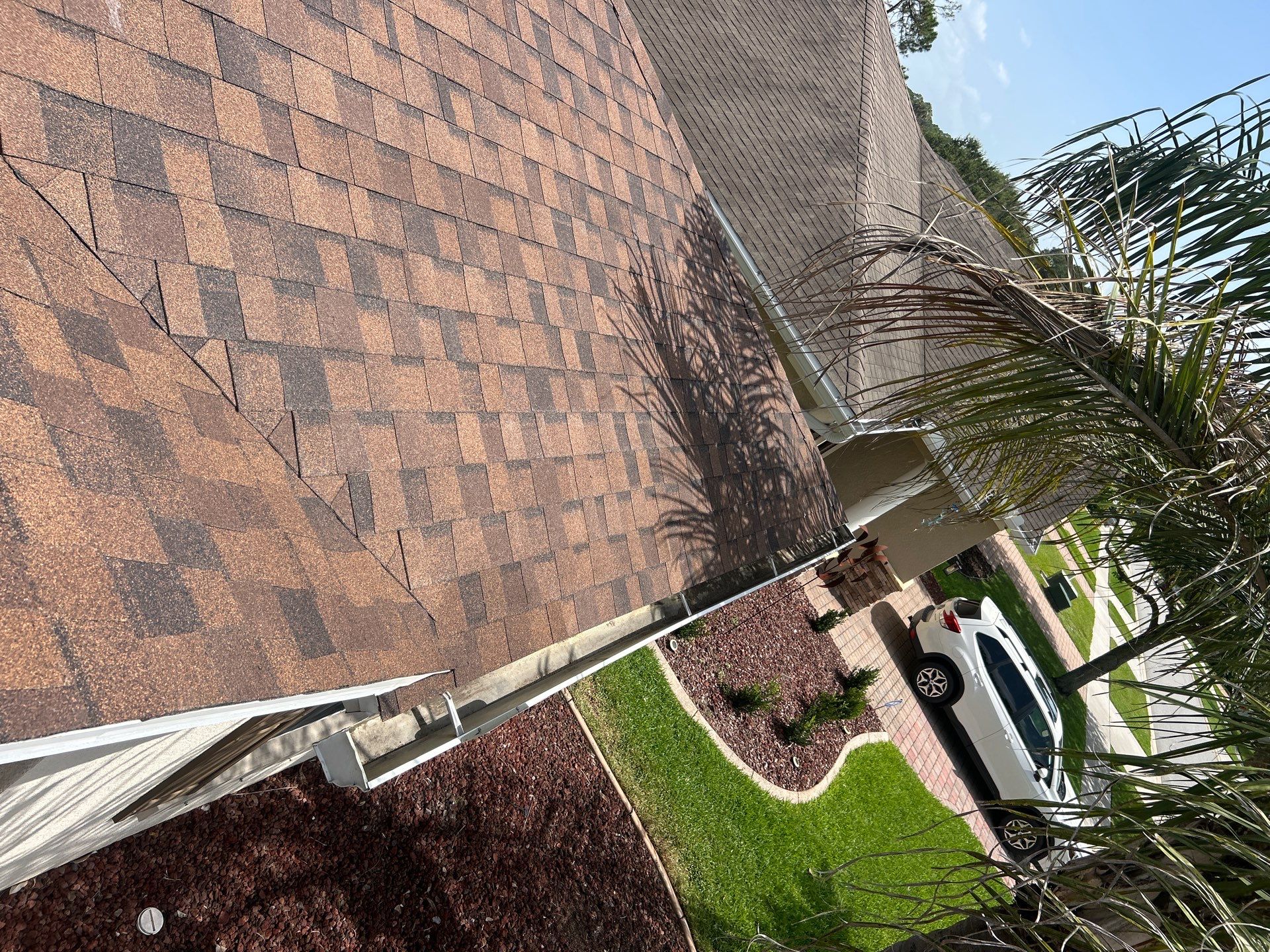 Complete Residential Roof Replacement in Port Orange Featuring Burnt Hickory Shingles by Pinnacle Roofing Group
