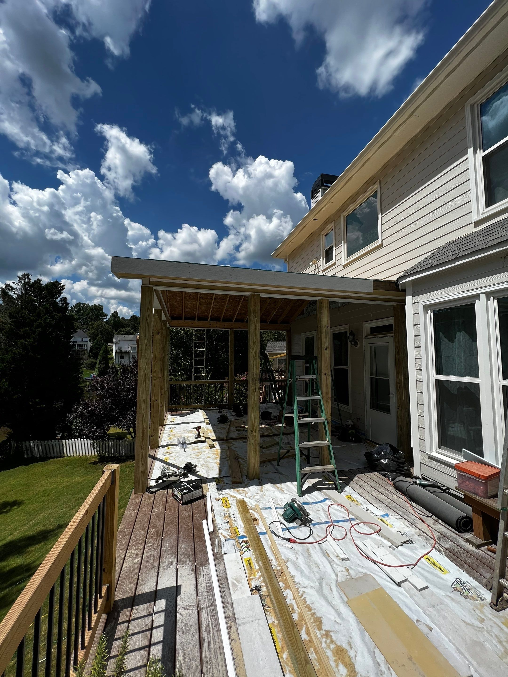 Custom Elevated Deck and Screened Porch Addition in Acworth by Swift Home Renovations