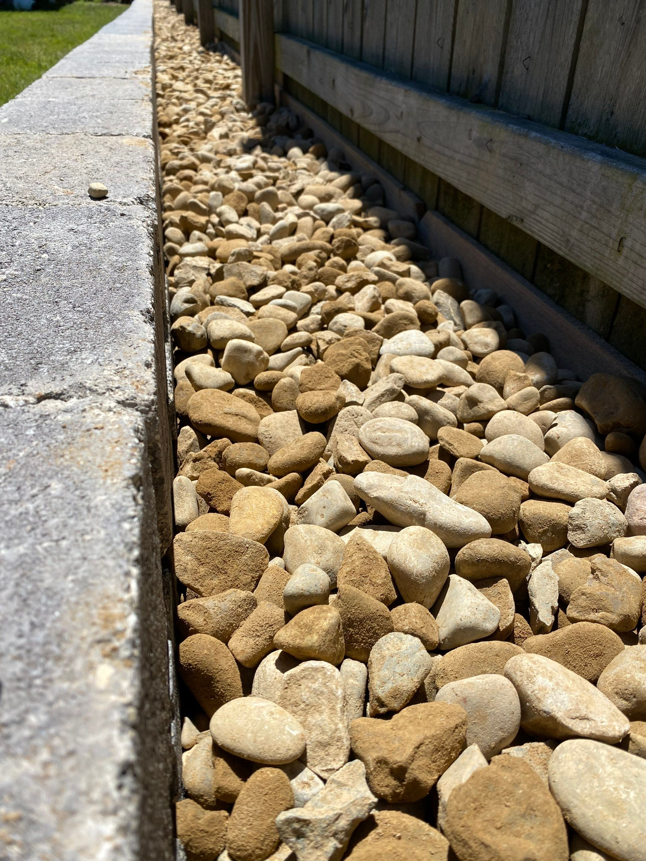 Hardscape River Wall Projects by Elm Rose Gardens