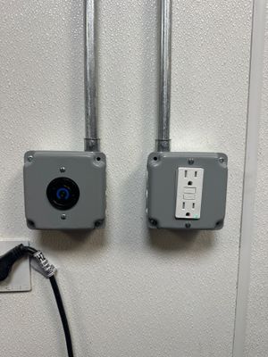 Commercial Generator Inlet & GFCI Outlet — Conduit Install