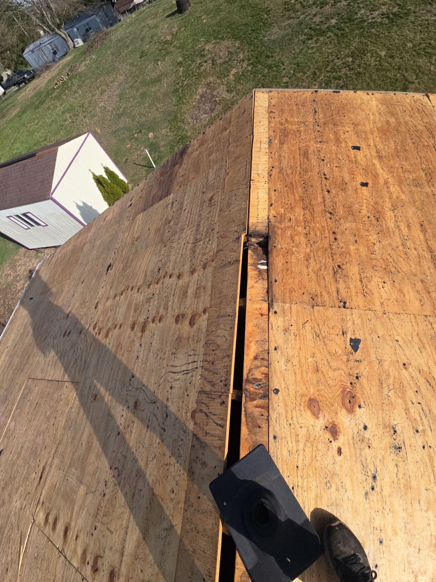 Residential Roofing Installation using GAF Timberline HDZ Pewter Gray by Rainstoppers Roofing