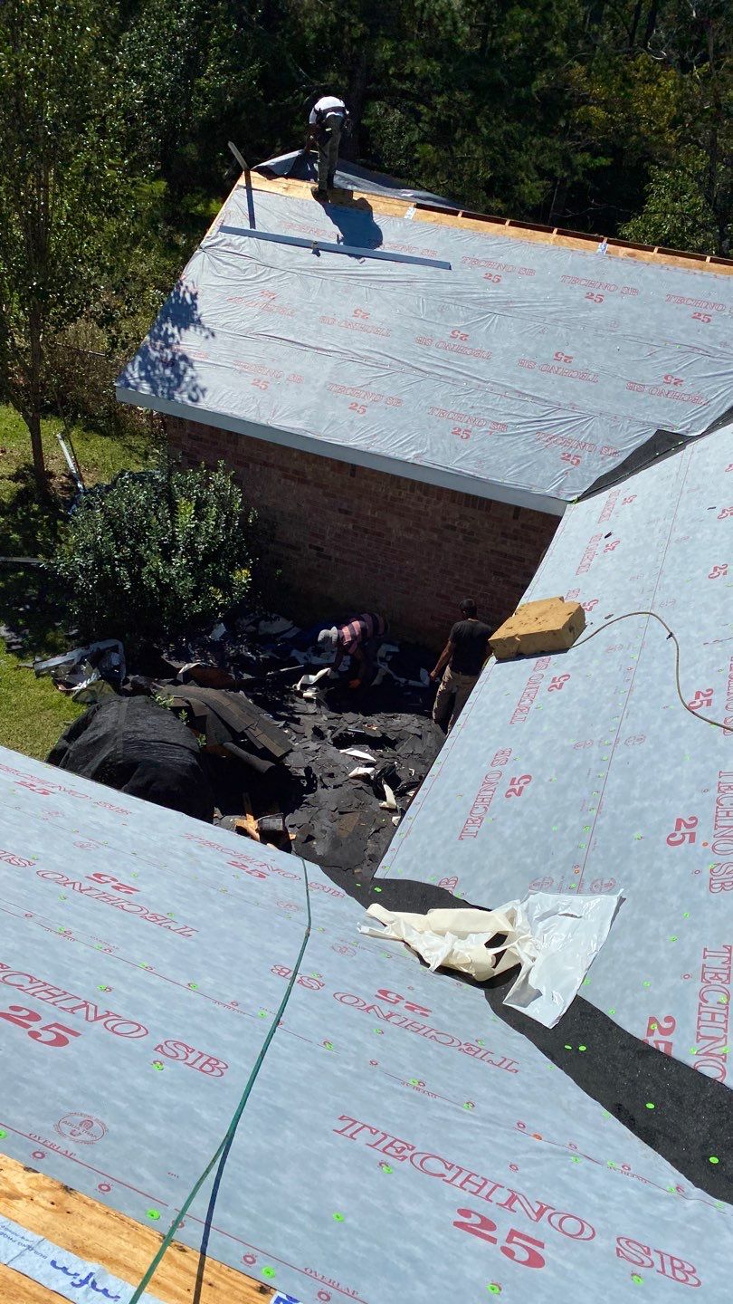 Residential Roofing Installation using Roof Replacement by American Roofing & Construction LLC