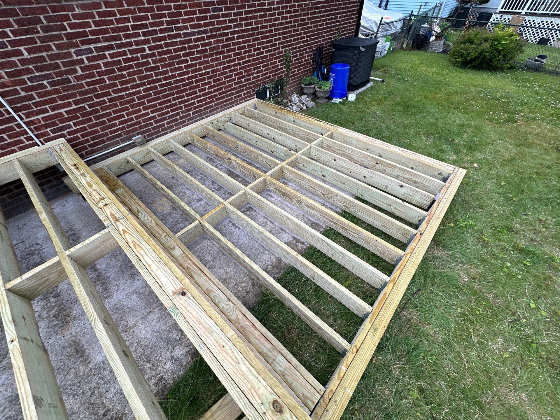 New deck and new Sliding door in Pennsauken NJ by deck guardian