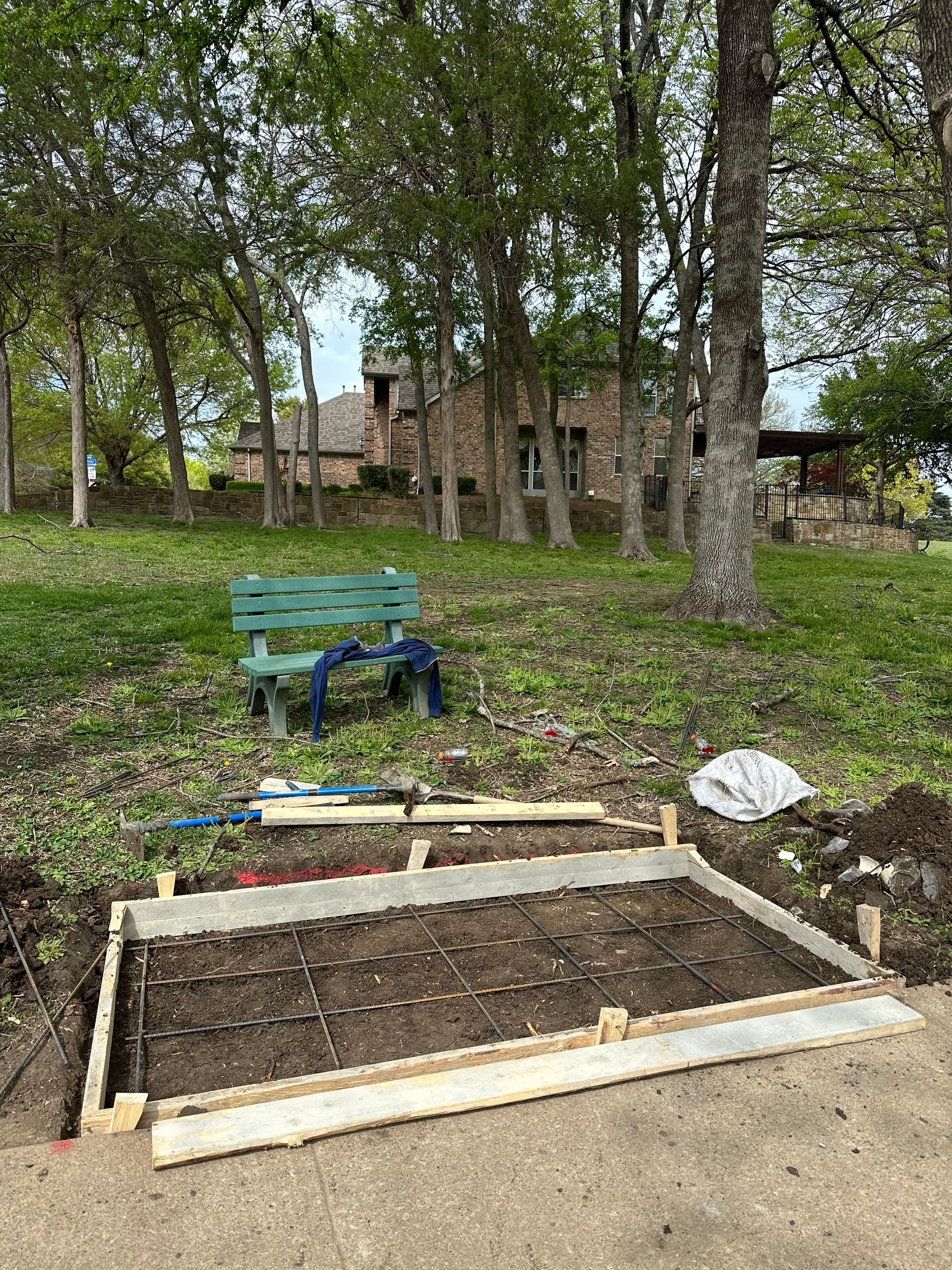 Bench Additions to Community  by SLM General Contractors & Roofing