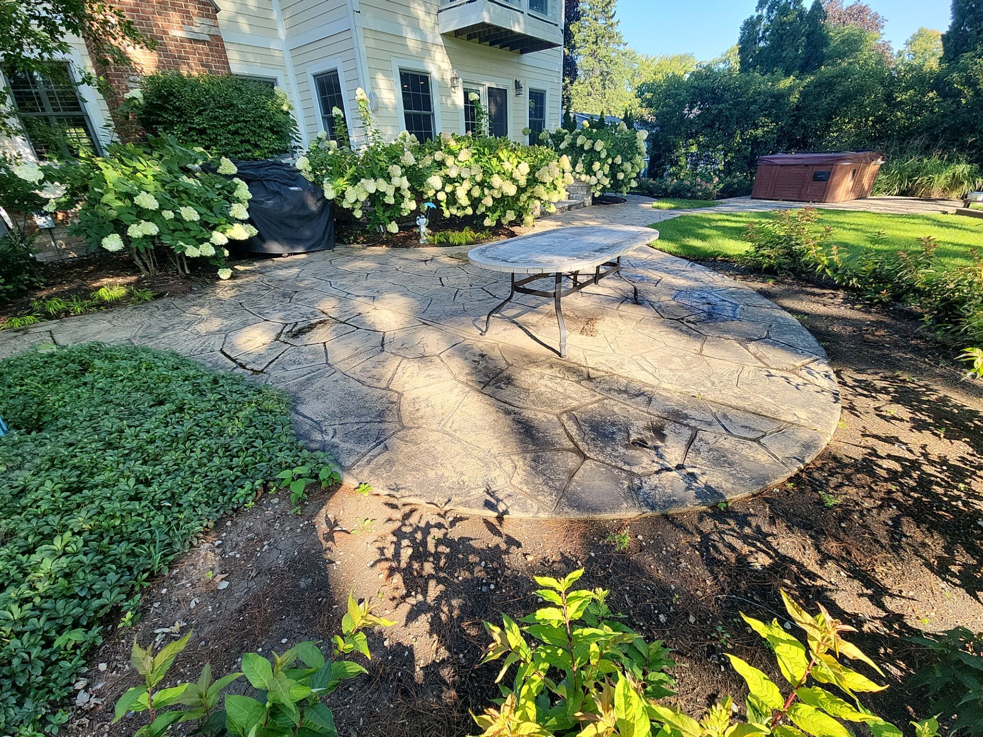Stamped Concrete Surface Cleaning by Northern Power Washing LLC.