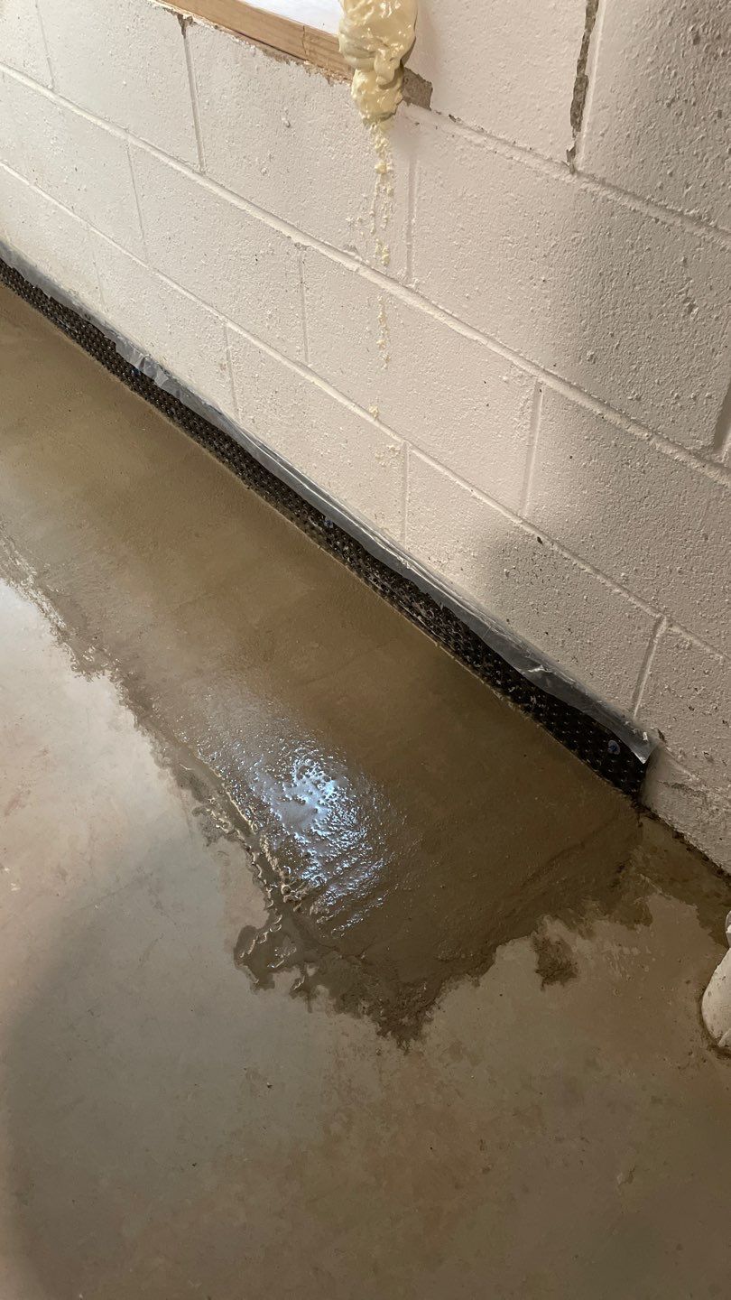 Targeted Drain Tile for Annie by Waterproofing Northeast