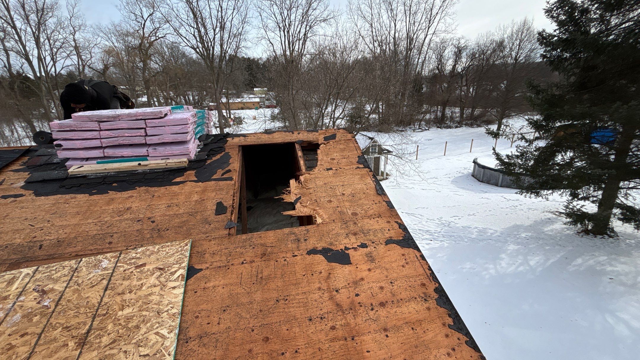 Roof Replacement using Owens Corning Duration Shingle by 180 Contractors
