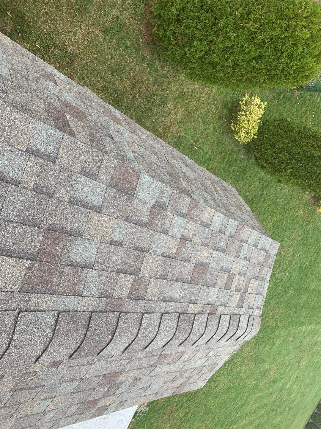 Commercial Roofing Installation using Owens Corning TruDefinition driftwood by A Plus Exterior