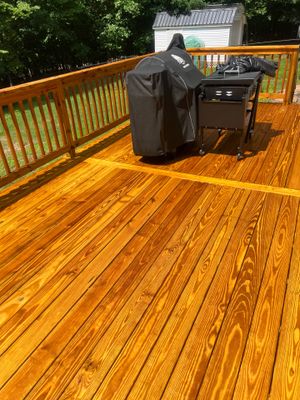 Deck using Wood Sealant