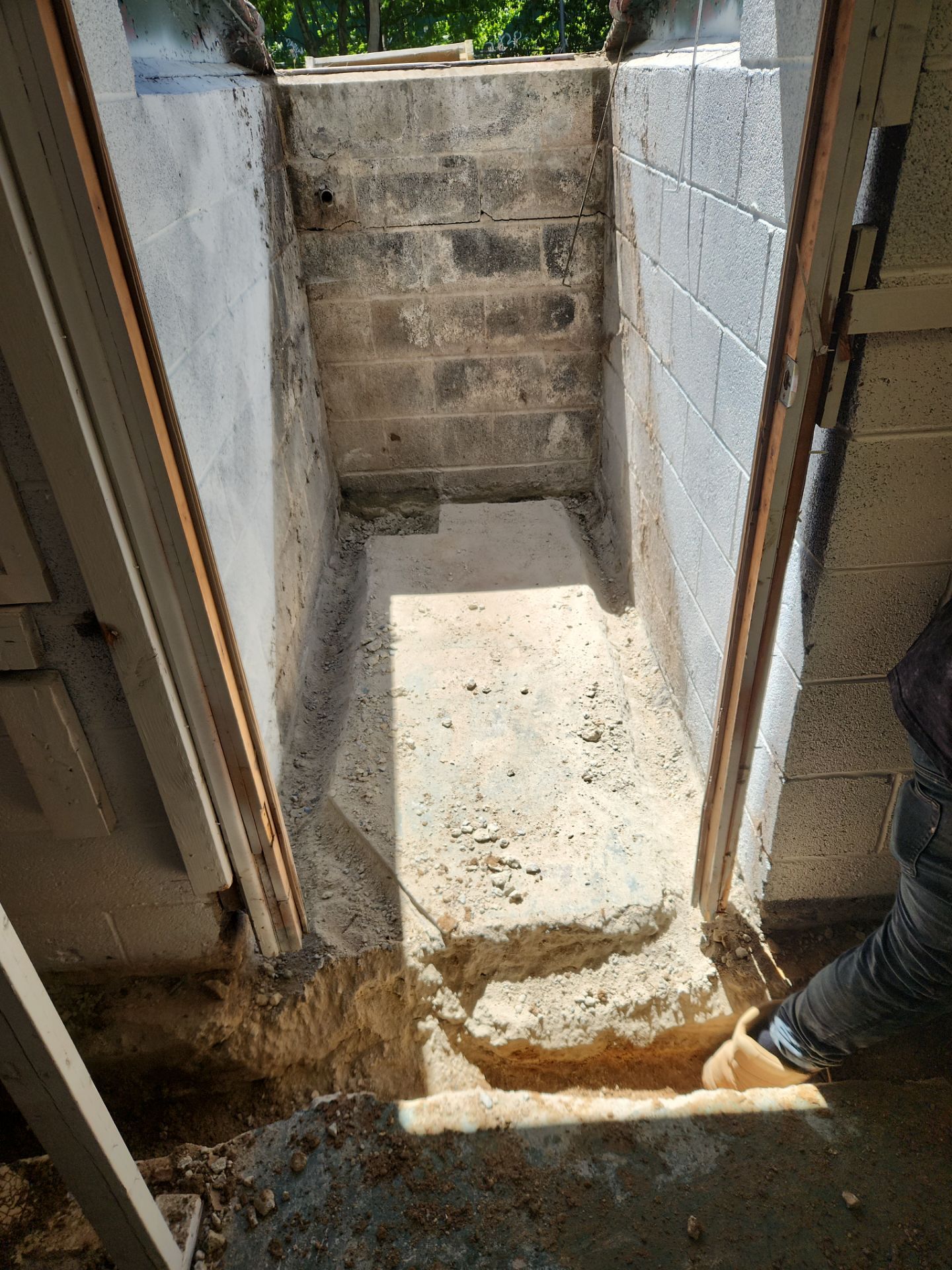 Interior French Drain & Mold Remediation Project in Manville, New Jersey by Pure Service Pro, LLC 