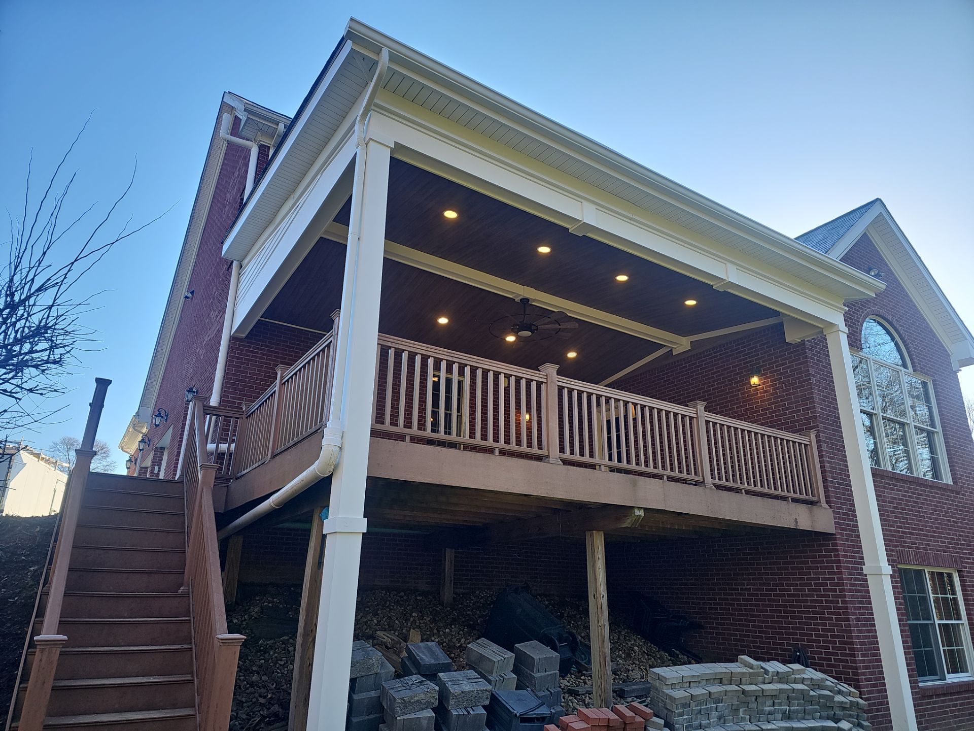 Hip Roof Build by Cousins Roofing Siding & Decks