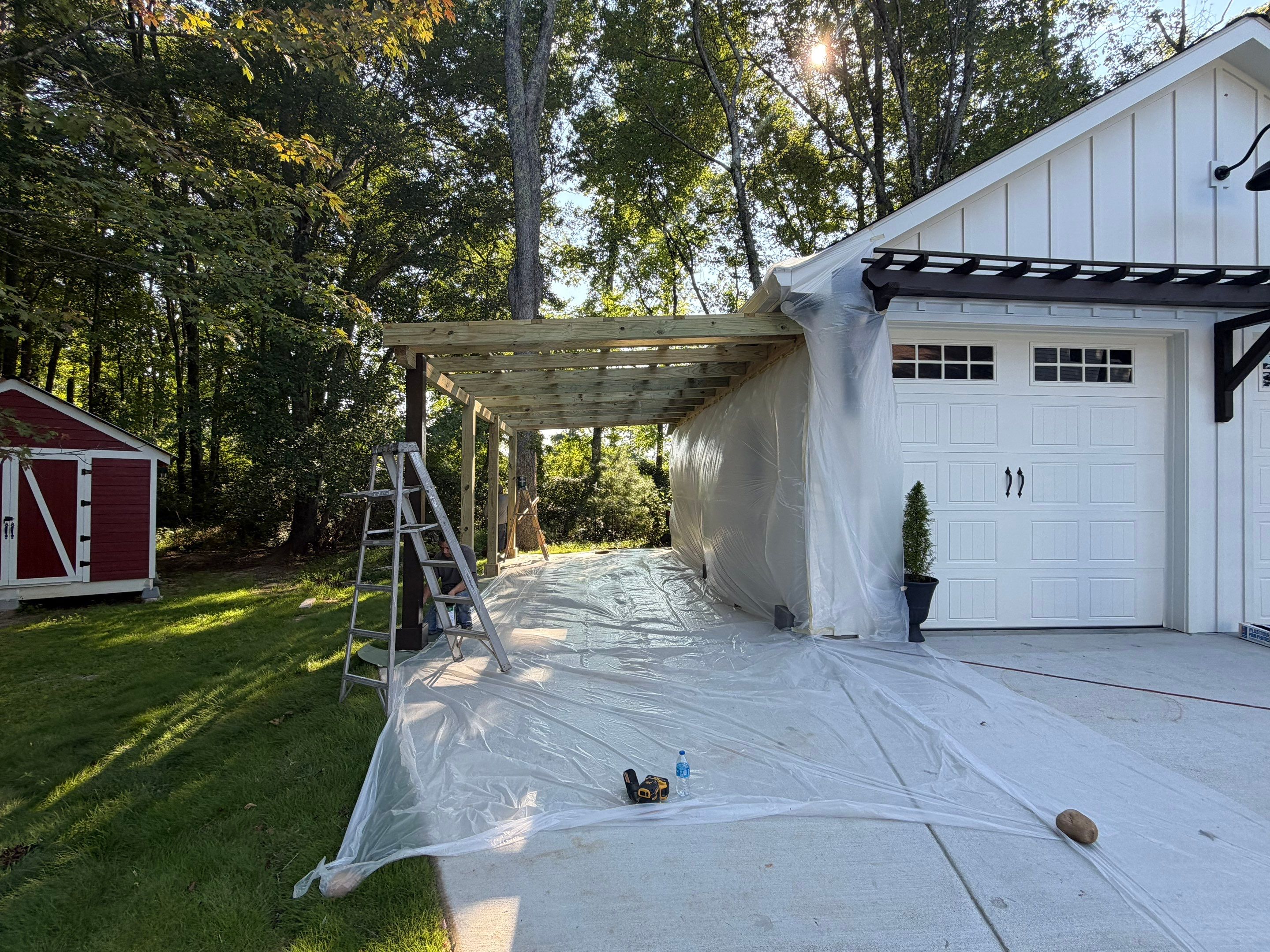 Custom Timber Carport and Pergola Addition in Powder Springs by Swift Home Renovations
