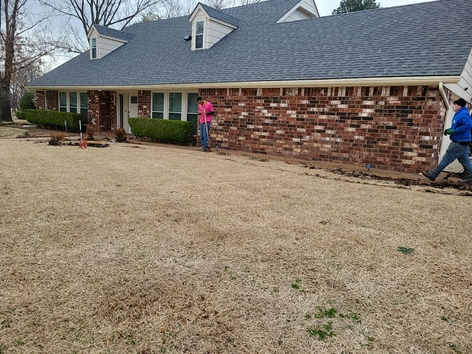 Concrete sidewalk using Concrete by Clays Services Inc