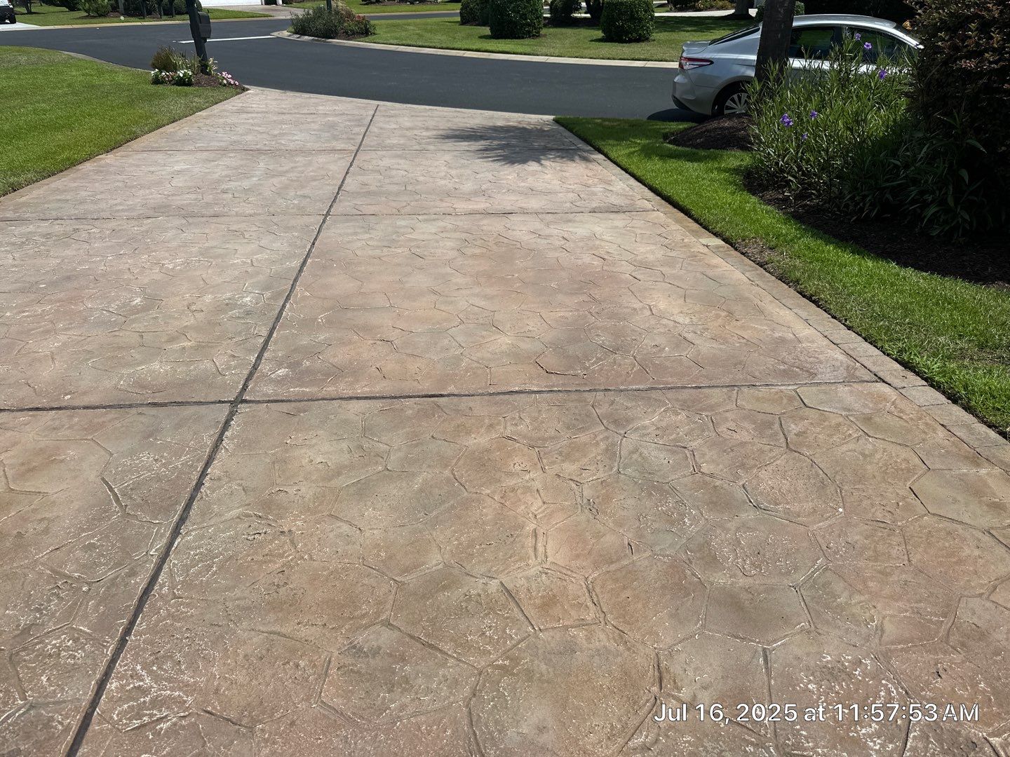 Paver Driveway using Concrete Sealant by DuraSeal