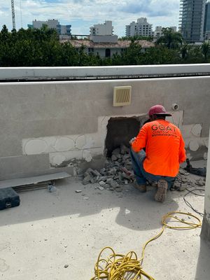 Leak repair in the crawl space
