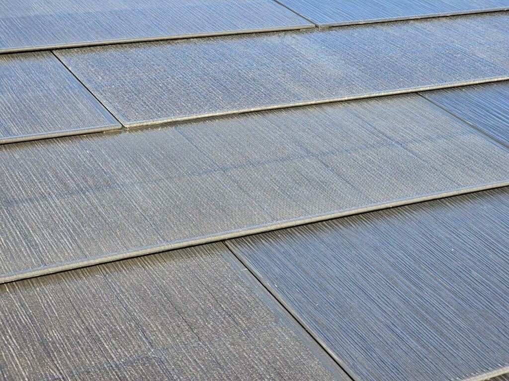 Tesla Roof Cleaning in Fontana California by Palm Coast Solar Cleaning