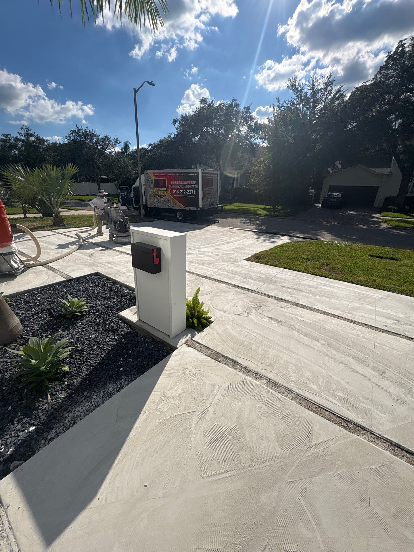 Driveway Coating in Tampa by Performance Floors & Coating